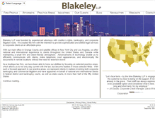 Tablet Screenshot of blakeleyllp.com